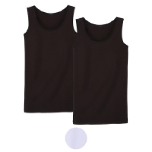 BLUE MOTION Damen Unterhemden, 2er-Packung