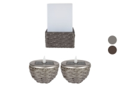 LIVARNO home LED Solarleuchte, in Geflecht-Optik