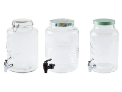 ERNESTO® Getränkespender aus Glas, mit abnehmbarem Auslasshahn 6.99 €