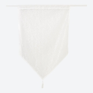 Kurzgardine mit Spitzen-Stickerei, ca. 60x90cm 19.99 €