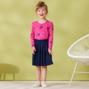 Mädchen-Kleid mit Plissee-Rock 19.99 €