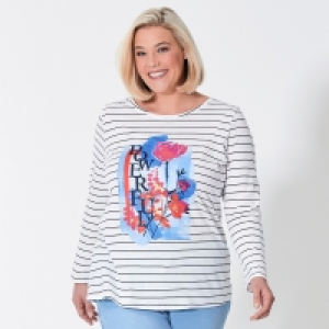Damen-Shirt mit Frontaufdruck, große Größen 19.99 €
