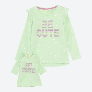 Mädchen-Shirt mit Puppenkleid 19.99 €