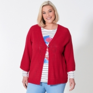 Damen-Strickjacke mit Struktur-Muster, große Größen 19.99 €