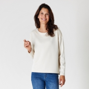 NKD  Damen-Sweatshirt mit schickem Ausschnitt