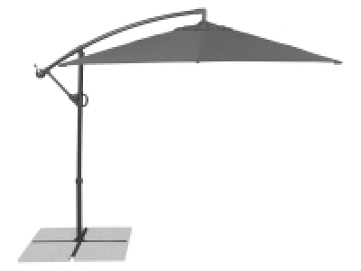 LIVARNO home Ampelschirm, quadratisch, 2,5 x 2,5 m, anthrazit 99.99 €