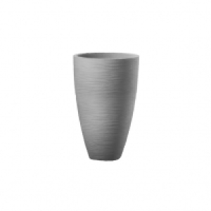 Hagebau  Blumentopf Â»RillenÂ«, Ã˜xH: 45 x 70 cm, steingrau