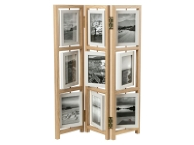 Pureday Bilderrahmen-Paravent, für 18 Bilder, aus Holz 79.99 €