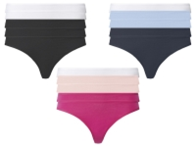 esmara® Damen Strings, 5 Stück, mit hohem Baumwollanteil 7.99 €