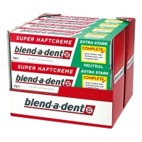 Netto  Blend-a-dent Super-Haftcreme Neutral 47 g, 12er Pack