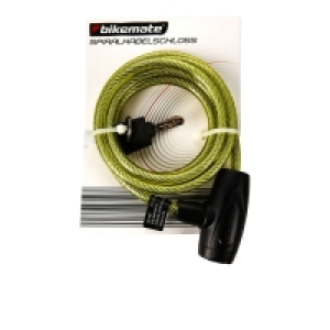 BIKEMATE Fahrrad-Spiralkabelschloss 2.99 €