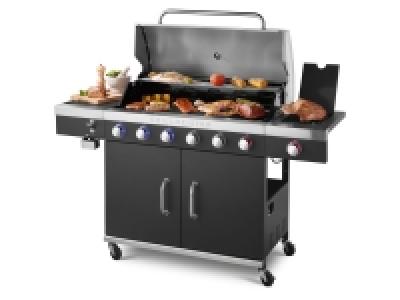 Lidl Grillmeister GRILLMEISTER Gasgrill, 6plus1 Brenner, 26,1 kW