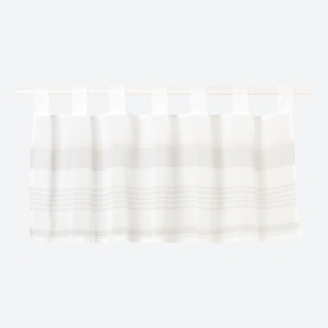 Bistrogardine mit Streifendesign, ca. 50x140cm 3.99 €