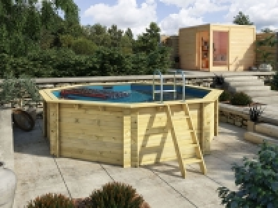 Karibu Holzpool »Classic«, wahlweise mit Sonnenterrasse