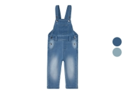 lupilu® Baby Latzhose Sweatdenim, mit praktischer Knöpfung