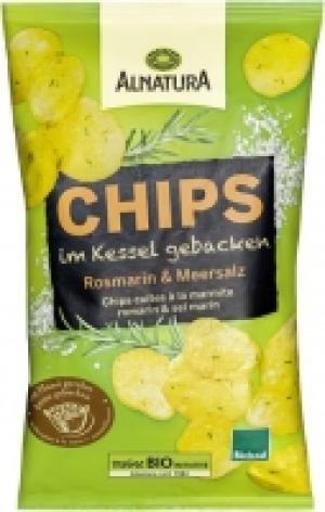 Chips im Kessel gebacken, Rosmarin und Meersalz 2.19 €
