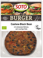 Ebl Naturkost  Soto Veganer Burger Cashew-Black Bean