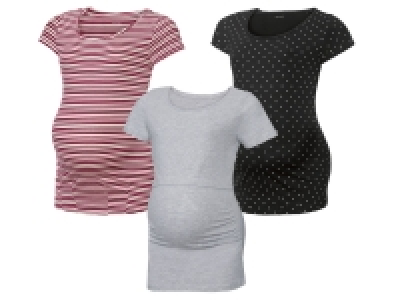 esmara® Damen Umstands T-Shirt, figurbetont, aus Stretchjersey