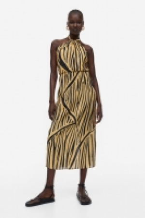 HM  Drapiertes Neckholderkleid