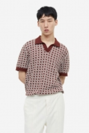 HM  Feinstrick-Poloshirt Regular Fit