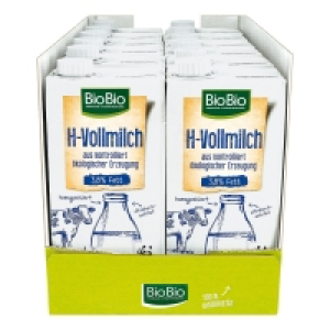 BioBio H-Vollmilch 3,8 % 1 Liter, 12er Pack 18.25 €