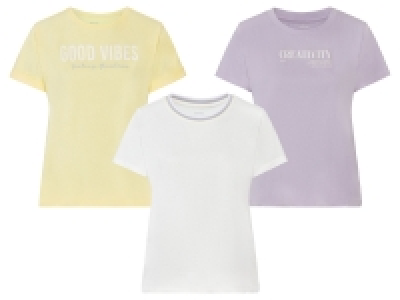 esmara® Damen T-Shirt, leger geschnitten, aus reiner Baumwolle