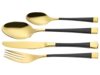 Lidl Esmeyer Esmeyer Besteckset 24-tlg. schwarz/gold