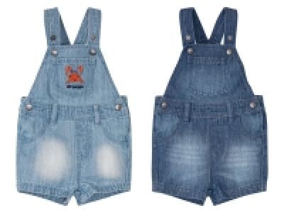 lupilu® Baby Jeans-Latzhose mit aufgesetzter Brusttasche
