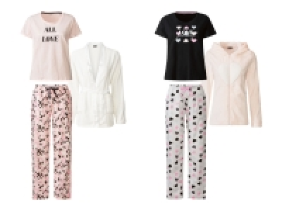esmara® Damen Pyjama mit Jacke, 3-teilig 22.99 €