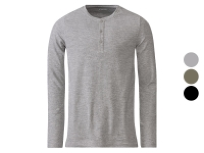LIVERGY® Herren Langarmshirt mit modischer Waffelstruktur