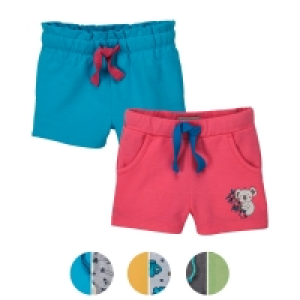 IMPIDIMPI Kleinkinder Sweatshorts, 2er-Set