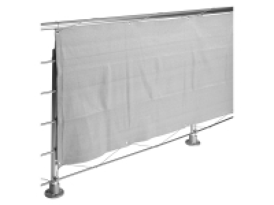 Lidl Livarno Home LIVARNO home Balkonsichtschutz, 600 x 75 cm, grau