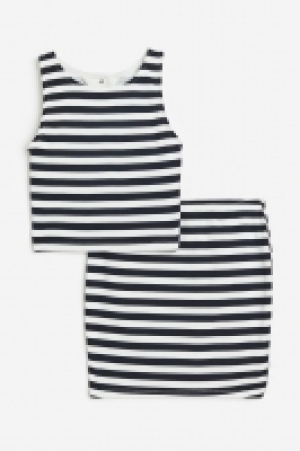 HM  2-piece ribbed jersey set