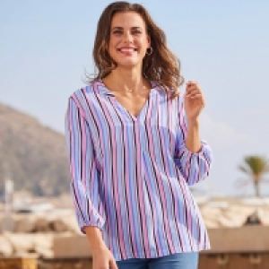 Damen-Bluse mit Längsstreifen 17.99 €