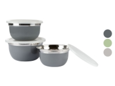Lidl Ernesto® ERNESTO® Edelstahl Schüsselset, 3-teilig