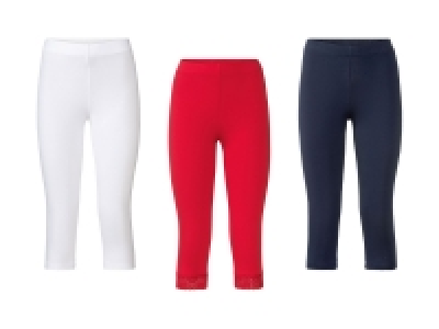 Lidl Esmara® esmara® Damen Leggings Capri, normale Leibhöhe