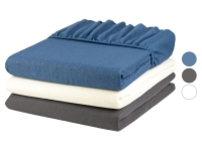 Lidl Livarno Home LIVARNO home Feinbiber Spannbettlaken, 90-100 x 200 cm