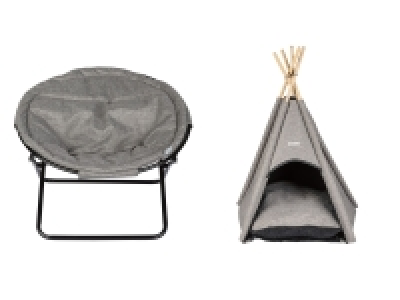 Lidl Zoofari® zoofari® Liegeplätze, Haustier-Tipi / Katzen-Liegemulde