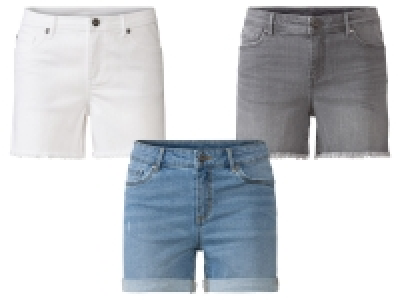 esmara® Damen Jeansshorts, normale Leibhöhe, im 5-Pocket-Style