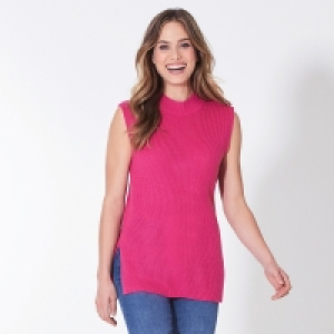 Damen-Pullunder mit Vokuhila-Saum 14.39 €