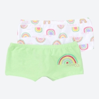 NKD  Kinder-Mädchen-Pants mit Regenbogen, 2er-Pack