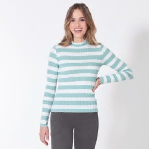 NKD  Damen-Pullover mit Streifenmuster