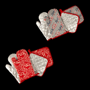 Aldi Nord Coca Cola COCA-COLA Topflappen-Grillhandschuhe-Set