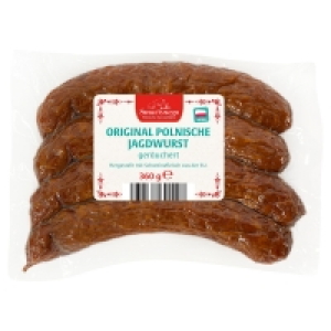 Aldi Süd  SMACZNEGO Polnische Jagdwurst 360 g