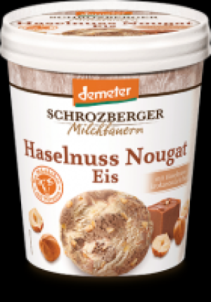 Ebl Naturkost  Schrozberger Milchbauern Haselnuss Nougat Eis