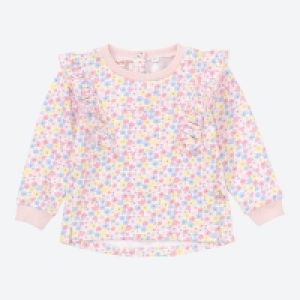 NKD  Baby-Mädchen-Sweatshirt mit Blümchen-Muster