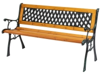 LIVARNO home Gartenbank, 2-Sitzer, mit dekorativem Geflecht 64.99 €