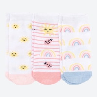 NKD  Baby-Mädchen-Socken, 3er-Pack