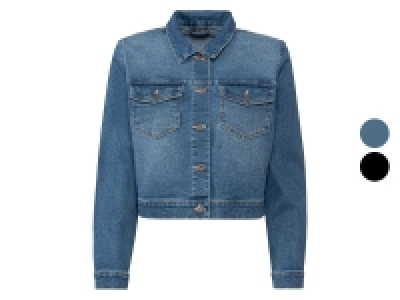 esmara® Damen Jeansjacke, modisch kurze Form, mit Kentkragen 11.99 €