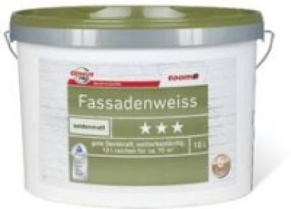Fassadenweiss 2,5 l 16.99 €